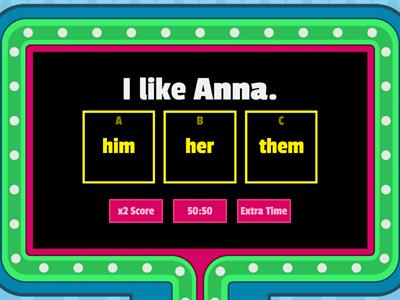 Pronoun game