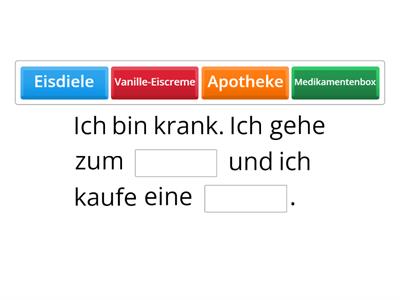 Wortscatz im Deutch.