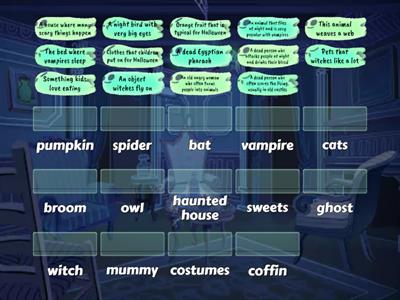  Halloween (A1-A2) vocabulary