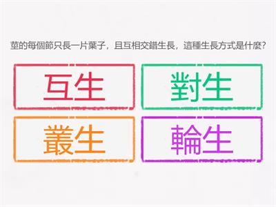 三年級自然闖關