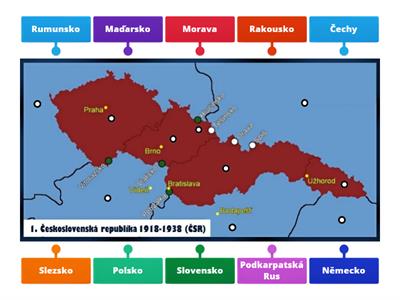 Z-9 VÝVOJ STÁTNÍHO ÚZEMÍ ČR (1. Československá republika)