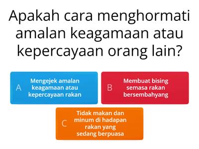 UNIT 4 : HIDUP BERAGAMA ATAU BERKEPERCAYAAN MEMBAWA BERKAT (moral tingkatan 1)