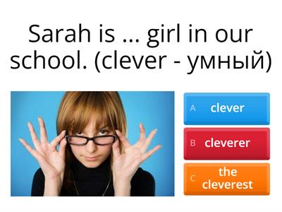 Степени сравнения прилагательных