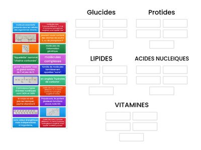 SAH biologie : biomolécules
