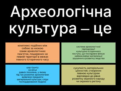 Тема 1. Вступ до Історії. Тести ЗНО + НМТ