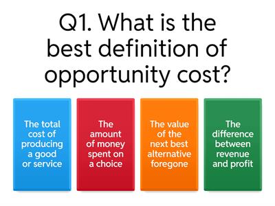 Unit 1: Basic Economic Concepts