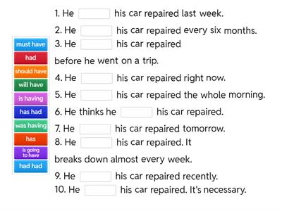 Have Something Done Pet U21