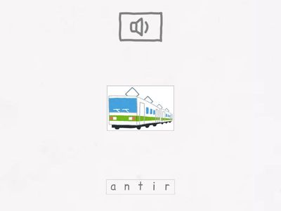 Consonant blends DR, TR - Anagram