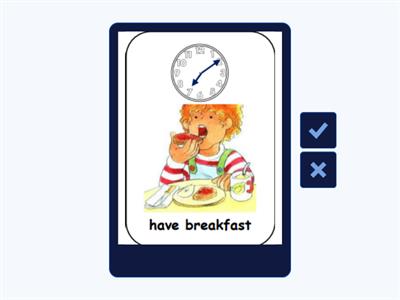 time and daily routine