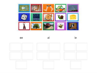 Digraphs ee/ ai / ie