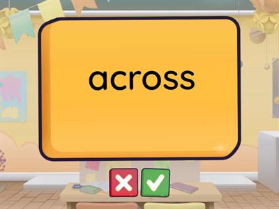 Prepositions of movement (facile)