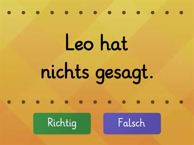 Was hat Leo gemacht?