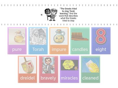 Chanukah reading comprehesion