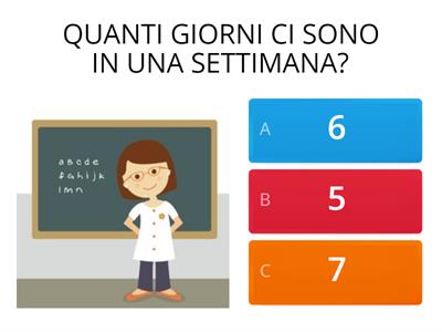 QUIZ: GIORNI MESI STAGIONI