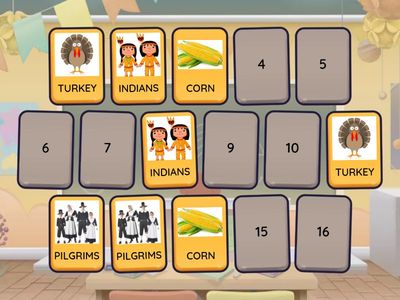 Matching THANKSGIVING