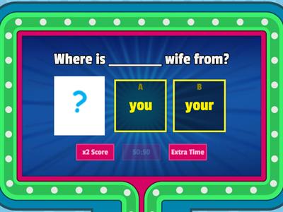 Basic 1 Possessive Determiners