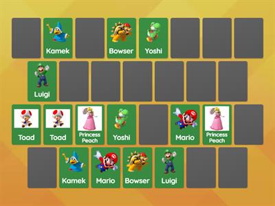 Mario Matching Game