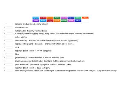 Cizí pojmy nemoci jater