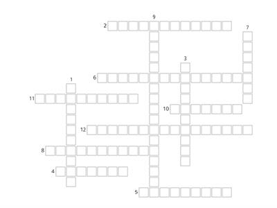 Кръстословица Математика 