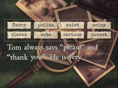 Подготовка к СОР: Adjectives 