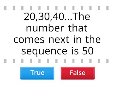 Skip counting by 10s