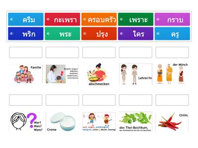 Sonderthema 1_คำศัพท์ (เสียง)