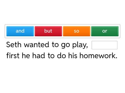 Grade 5 Conjunctions