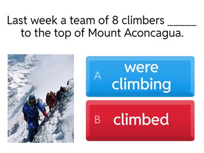 Past Continuous - What an adventure (Get to the Top 2/4c) Full Story