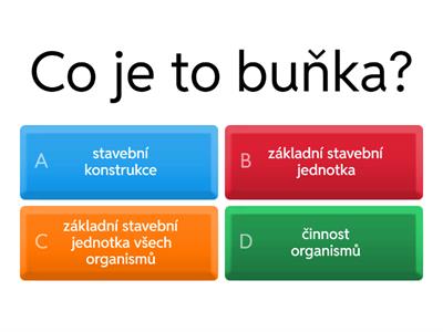 Biologie - Buňka
