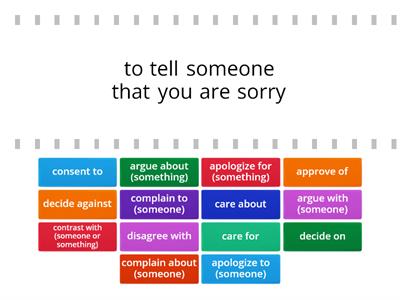 Prepositional verbs (Preposition Challenge CNA New Gold 1)