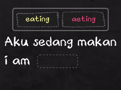 MENAMBAHKAN KATA YANG BENAR