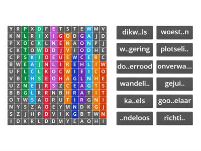 Woordpakket groep 6 T1 #MeesterMax