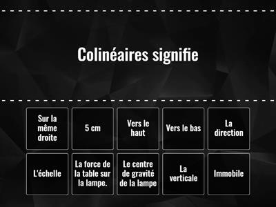 Equilibre d'un objet soumis à deux forces