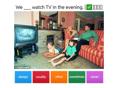 Adverbs of frequency (GG1, Unit 6)