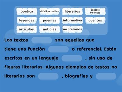 Refuerzo 5to básico lenguaje