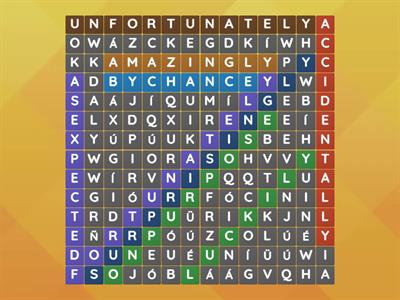 Adverbials (luck- chance)