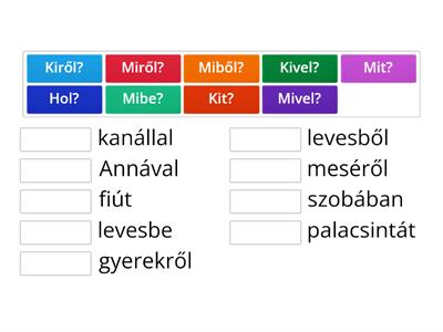 Toldalékos főnevek