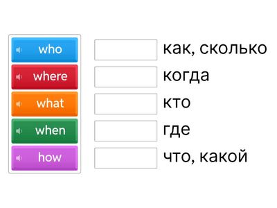 Вопросительные слова