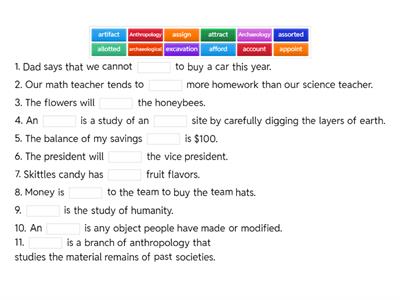 Chameleon prefix ad- Cloze Activity