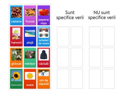 Elementele anotimpului vara