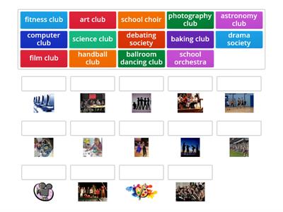 Solutions int. 2H school clubs