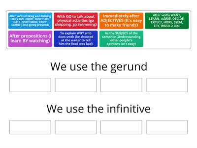 Gerund and Infinitive