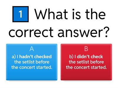 1.2 Festival Travel Past Perfect