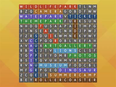 Look 3 Unit 12 Wordsearch