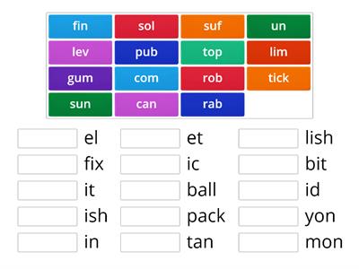   Wilson 3.1 Syllable Division matching first and second syllable