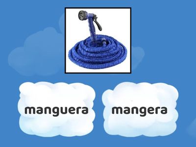 Palabra gue - gui / ge - gi