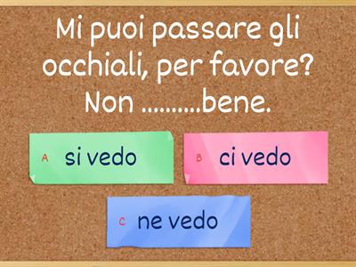 VERBI PRONOMINALI B1