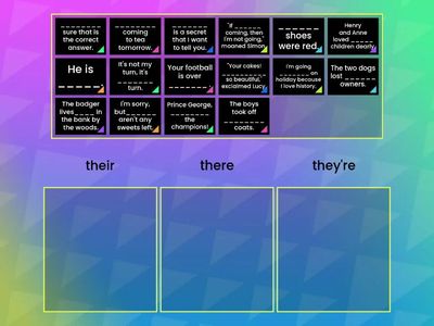 3-21 Their, They're, There