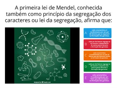 EXERCÍCIOS - TEORIA DE MENDEL