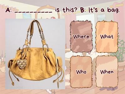 WH - question words quiz!